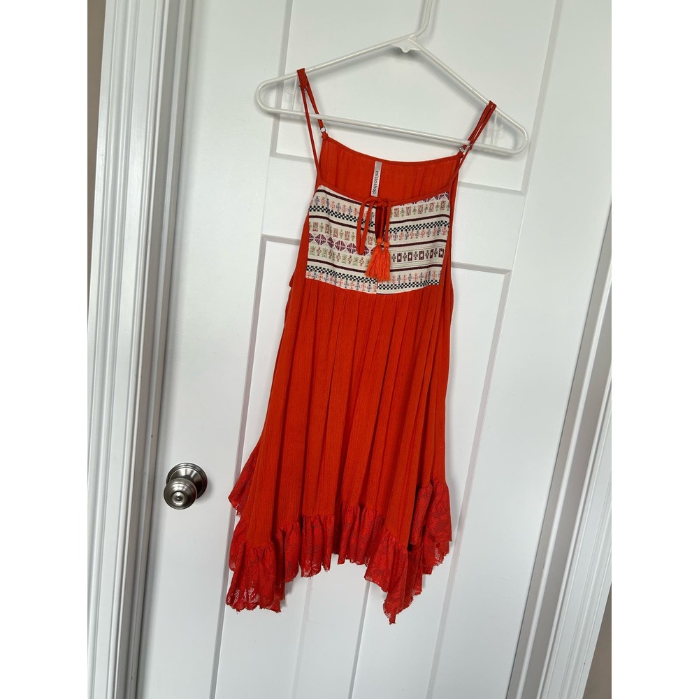 Mittoshop Handkerchief Hem Boho Mini Dress